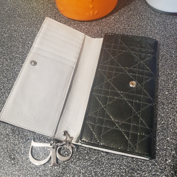 Dior Cannage Wallet Iridescent Shimmer - Picture 4 of 16